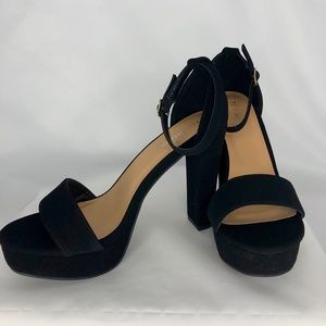 TOP Moda Open Toe High Chunky Block Sandals
